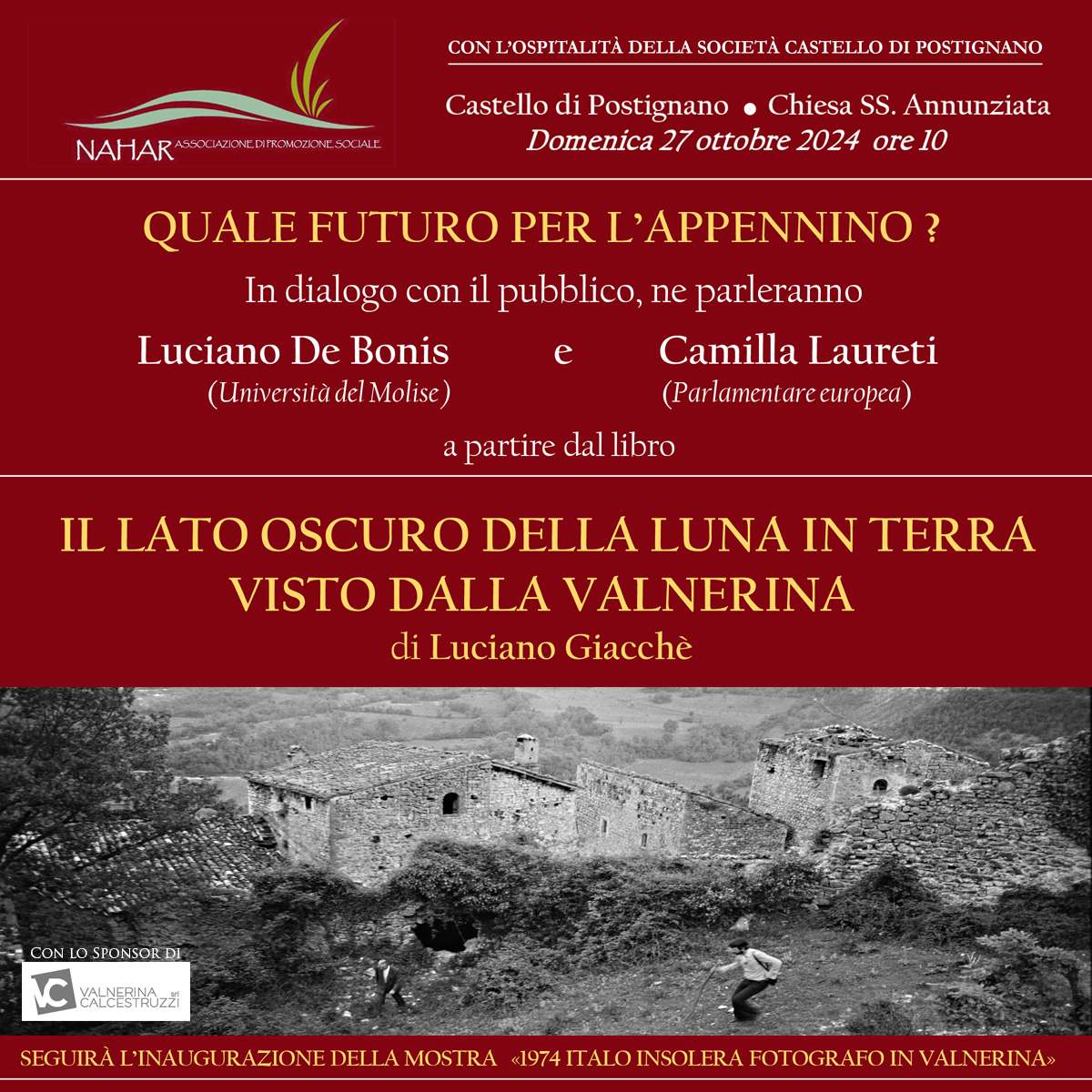 The dark side of the moon on earth, seen from the Valnerina