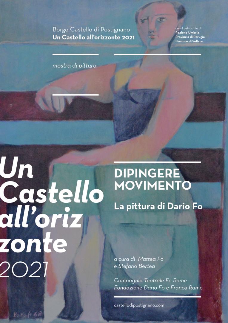 PAINTING MOVEMENT. Dario Fo's painting