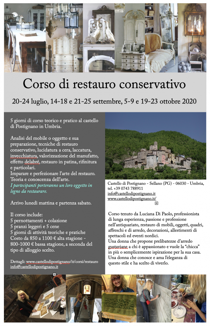 Corso di restauro conservativo