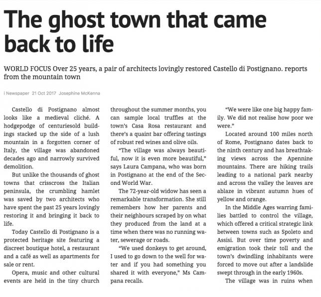 The ghost town that came back to life - iNews