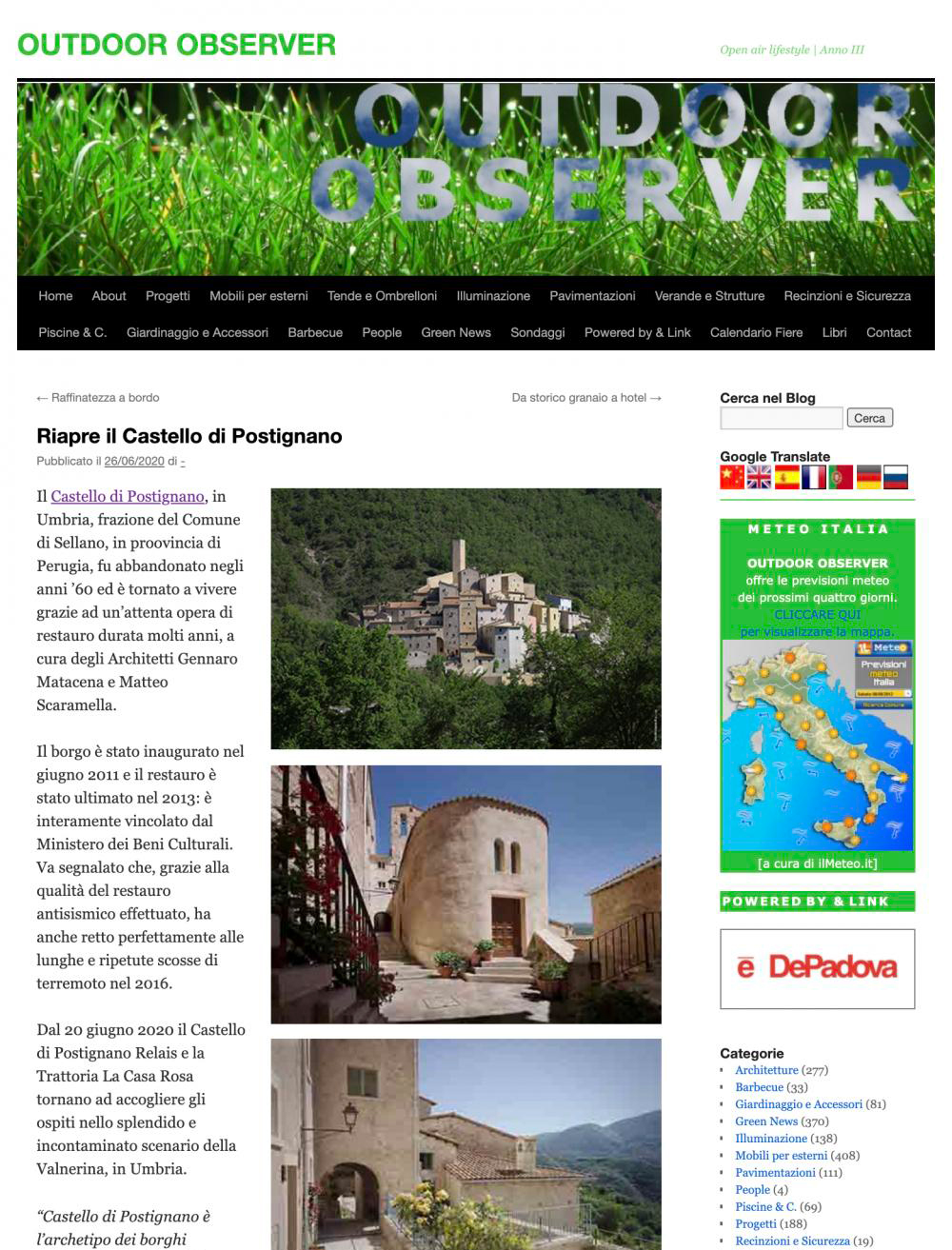 Riapre il castello di Postignano