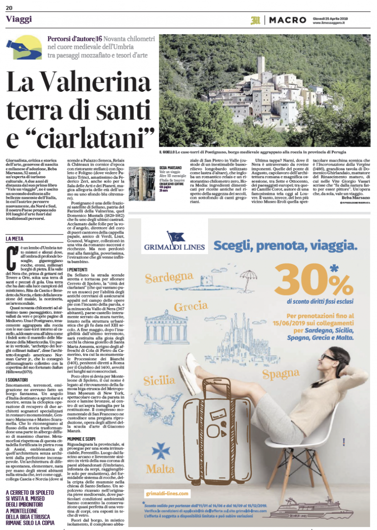 Valnerina, a land of saints and 